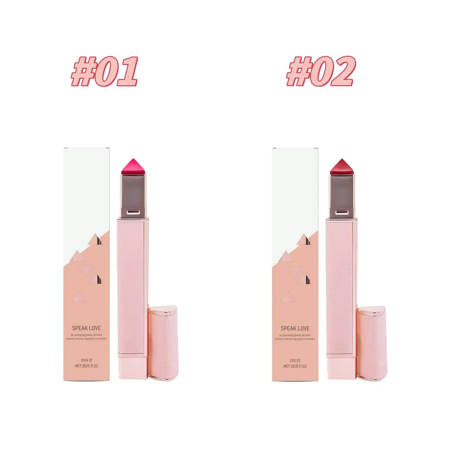 2-In-1 Nude & Red Matte Lipstick Balm